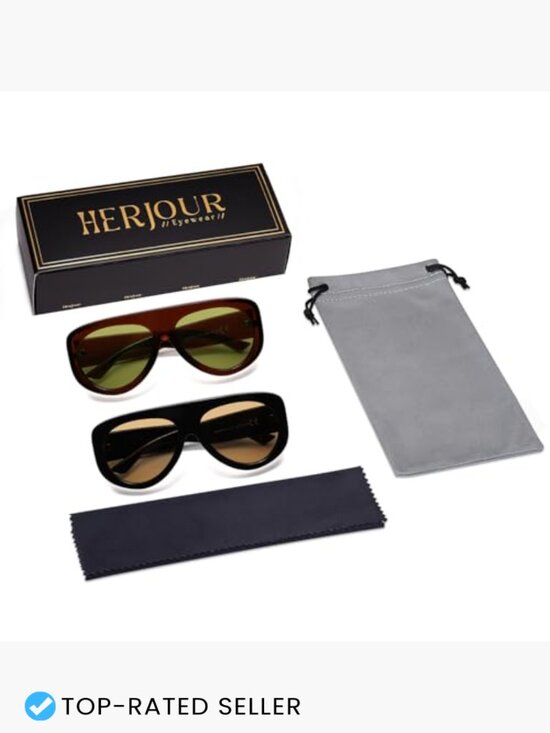Retro 90s Oversized Wrap Sunglasses Rectangle Square Shades Y2K Unisex main image 4